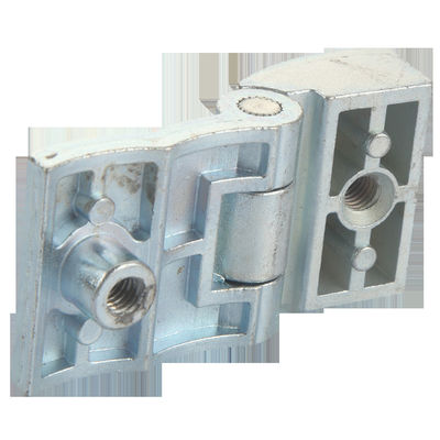 ODM Zinc Alloy Hinges Panel Screw Type Adjustable Silver Color