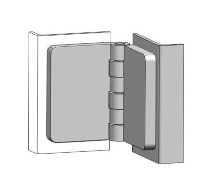 Durable Black Cabinet Hinges Custom Chrome For Door And Windows