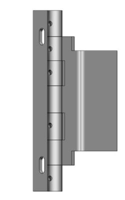 Aluminum 316 304 Stainless Steel Cabinet Hinges Chrome Surface
