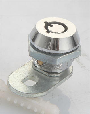 Height 12mm Cabinet Box Lock Zinc Alloy Tubular Pin Cam Lock For Storage