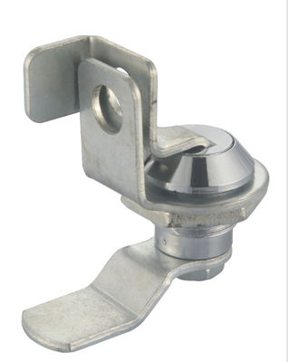 Padlockable Quarter Turn Lock Chrome Coated Industrial Cam Cylinder Locks