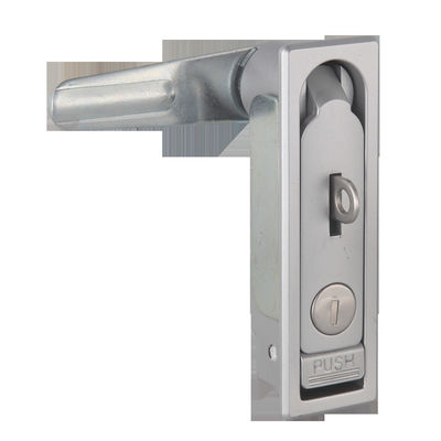 Zinc Alloy Electrical Cabinet Door Lock Silver 3 Point Panel Lock