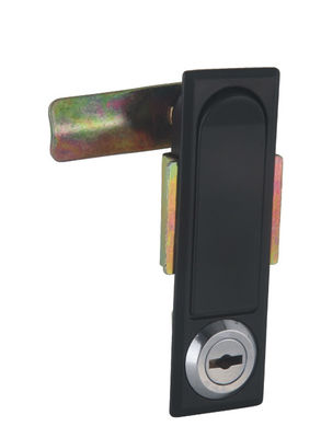 Black Powder Coated Cabinet Door Lock Plane Garage Door Handle Lock For ToolBox