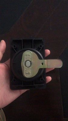 Black Knob Cam Lock Latch PA Panel Door Lock Nickel Plater Cylinder