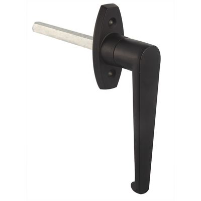 Black Garage Door Handle Lock Key Lockable Latch For Cabinet Door