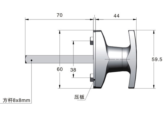 Meigu MS313-A-1 Latch Door Handle Lock Truck Tool Box Lock Cabinet Door T-Handle Lock With Good Price