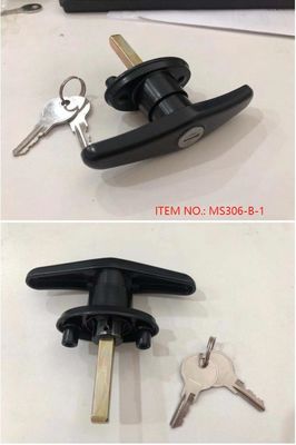 Meigu MS306-B Industrial Metal Electrical Cabinet Door Latch T Handle Lock Bright Chrome Modern Door Handle Lock